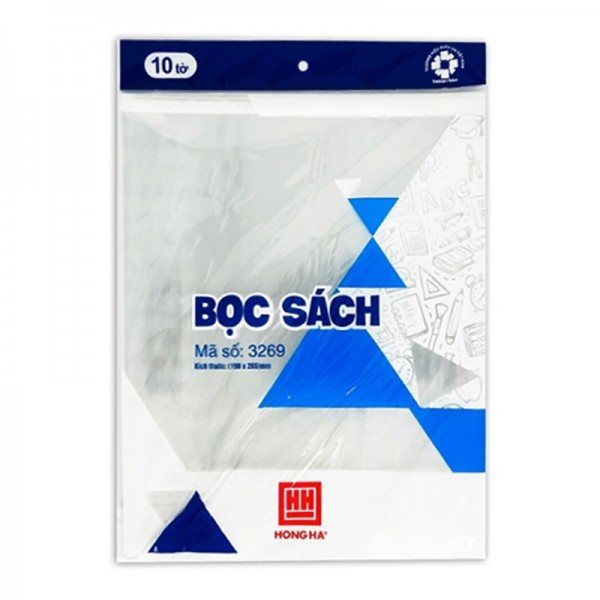 Bọc sách nylon Hồng Hà 190x265mm (3269)